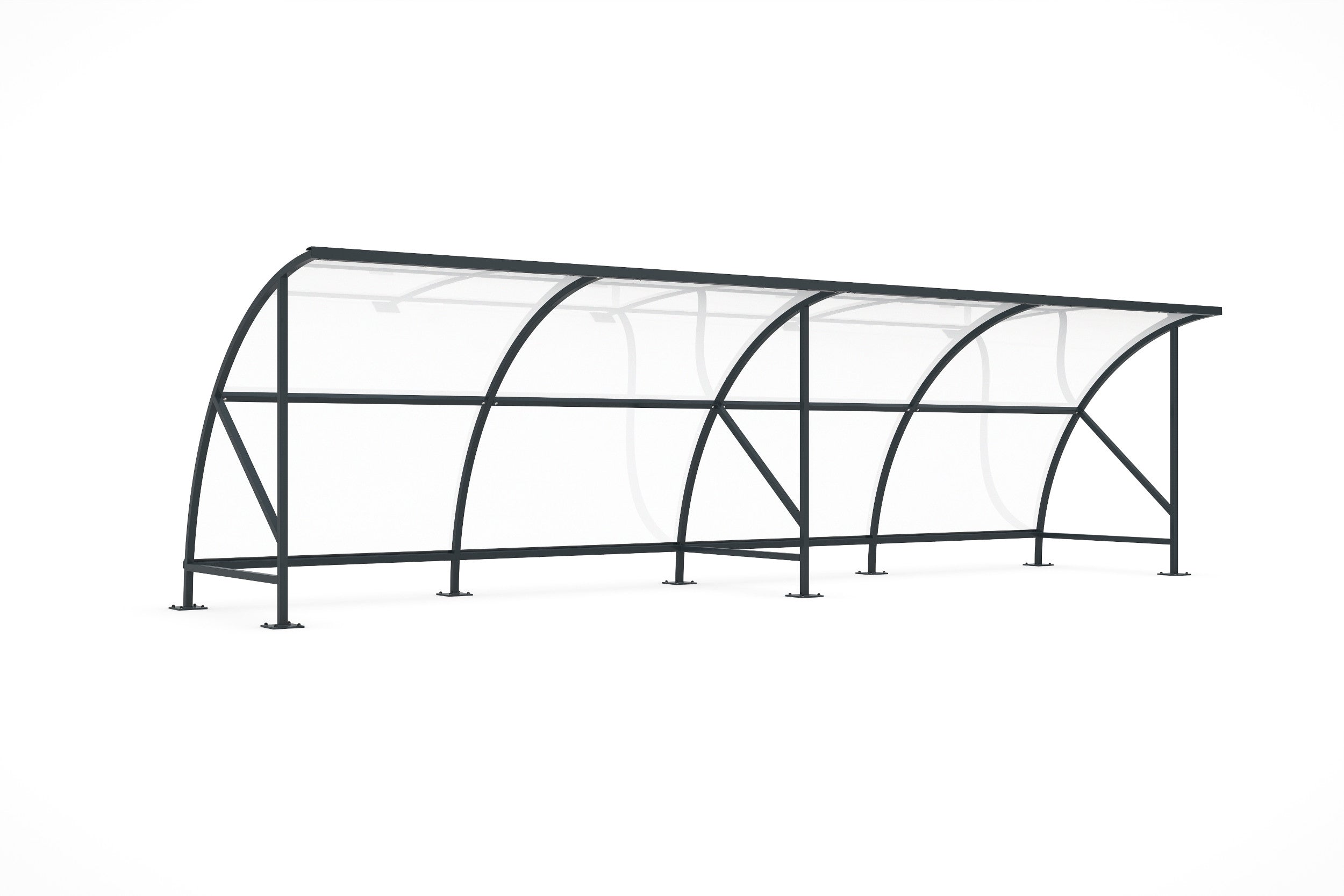 Fahrradunterstand Bamberg B1/08 - RAL 7016