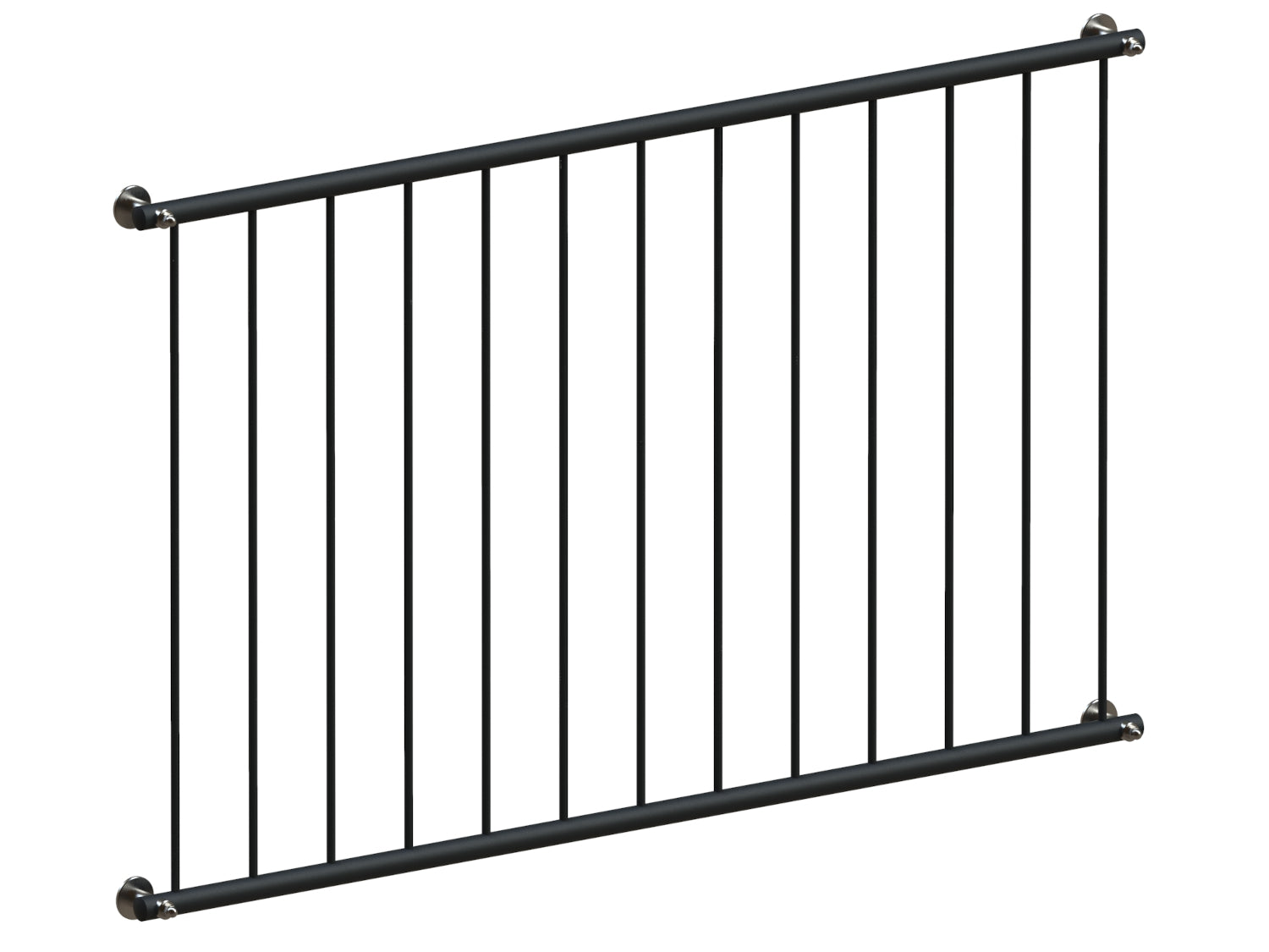 Französischer Balkon Basic in Farbe vorgesetzt real