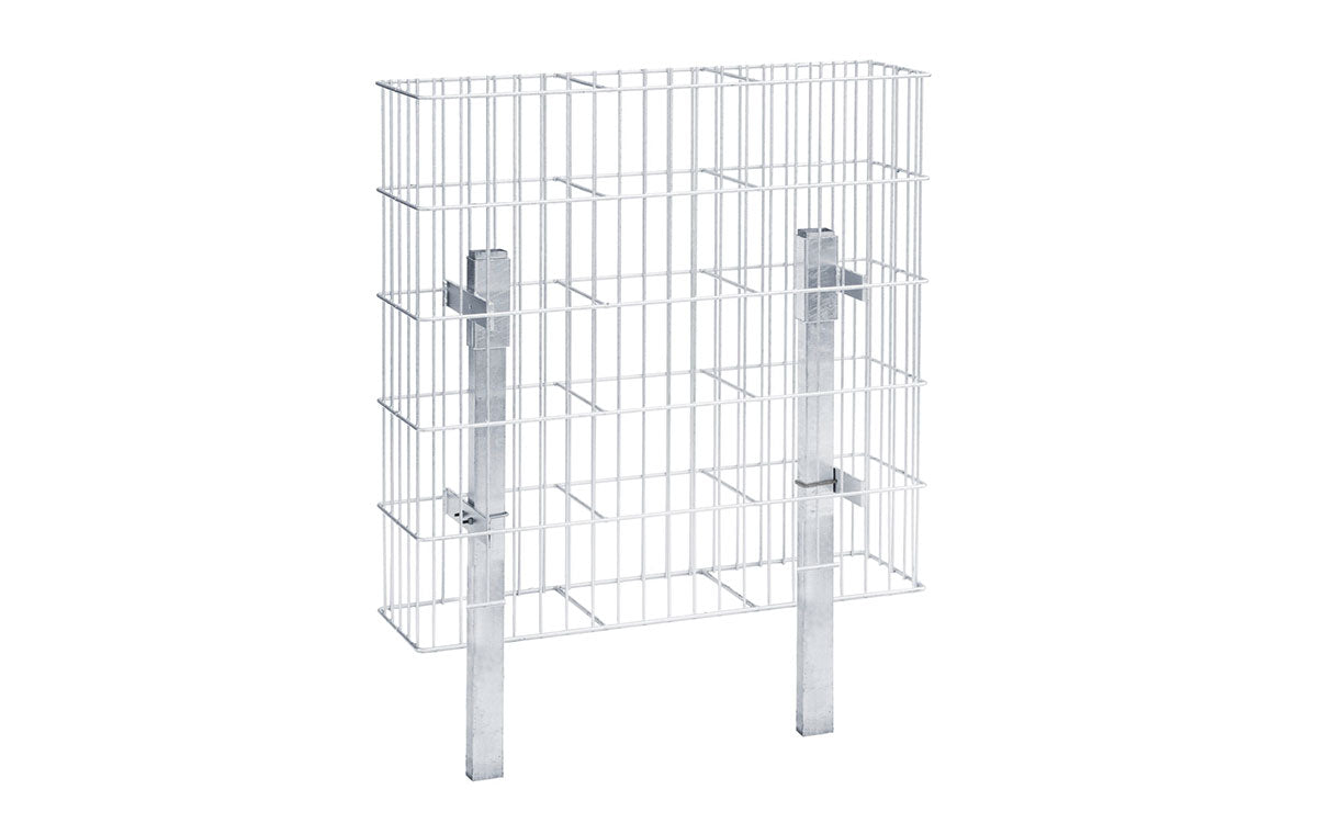 Gabione JUMBO 1000 x 1008 mm, zum Einbetonieren, feuerverzinkt, freigestellt