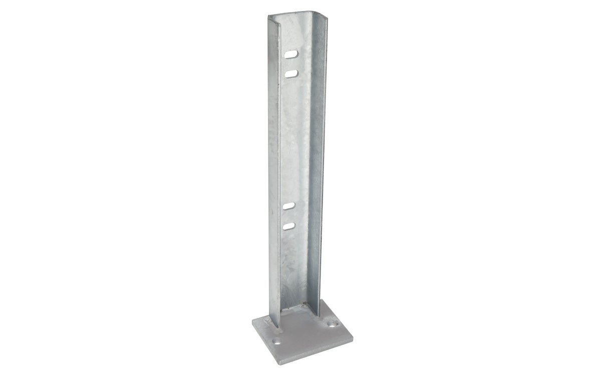 Gabionen-Fußplatte universal, 460 mm hoch, feuerverzinkt