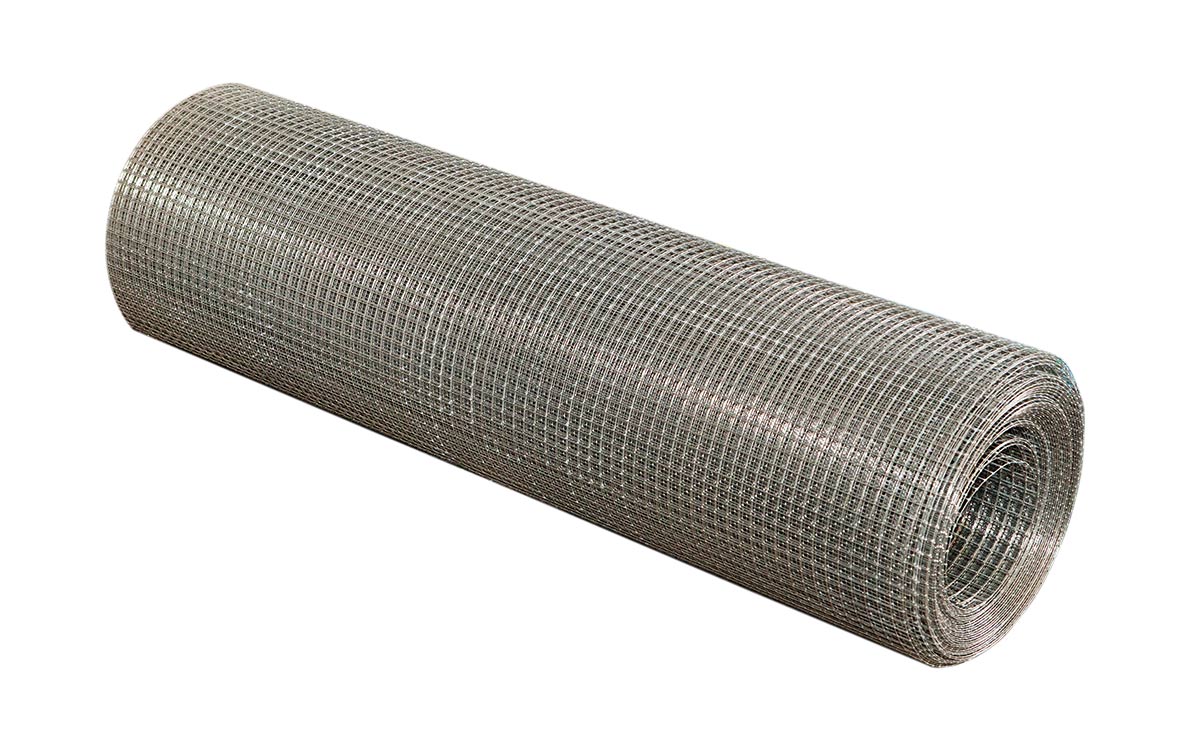 Gabionen-Gitterrolle 12,7 x 12,7 mm, 25 m, feuerverzinkt