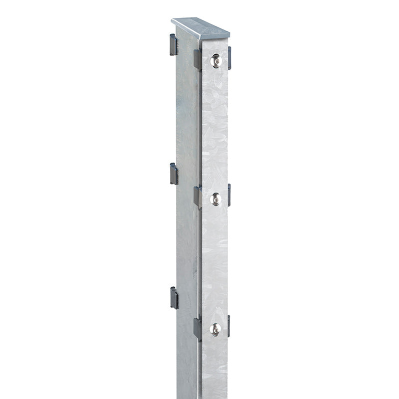 Gabionen-Doppelpfosten 120/40 mm verzinkt zum Einbetonieren
