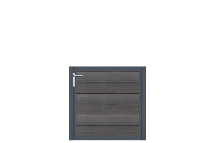 Gartentor VIDUAL swing comp-co 140, Grau