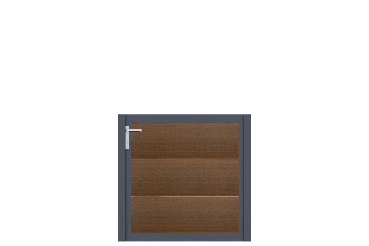 Gartentor VIDUAL swing comp-co 280, Braun