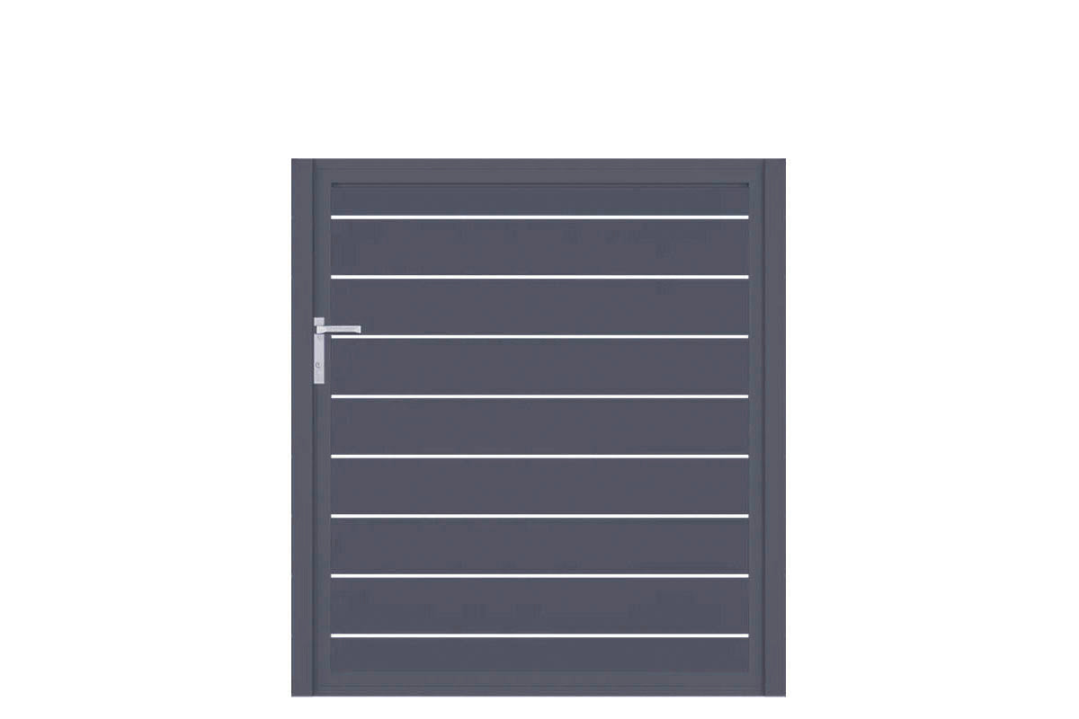 Gartentor VIDUAL swing line 150, freigestellt