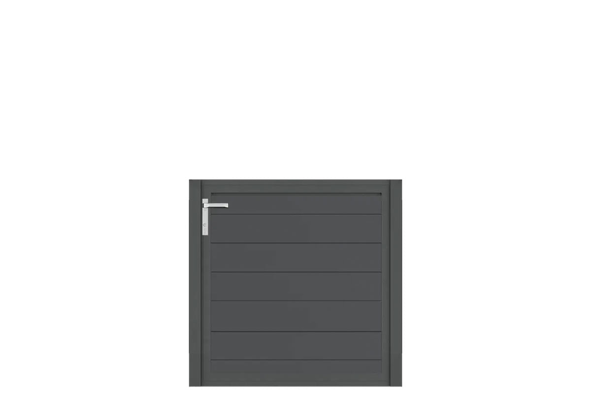 Gartentor VIDUAL swing snap 140, Anthrazitgrau Feinstruktur