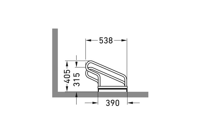 Bicycle Stand 1000 welded, galvanized