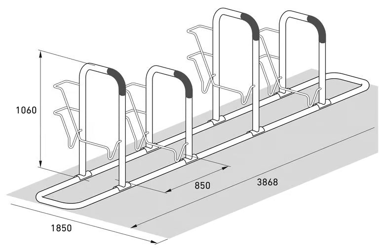 Bicycle Leaning System 6000 - with frame protection