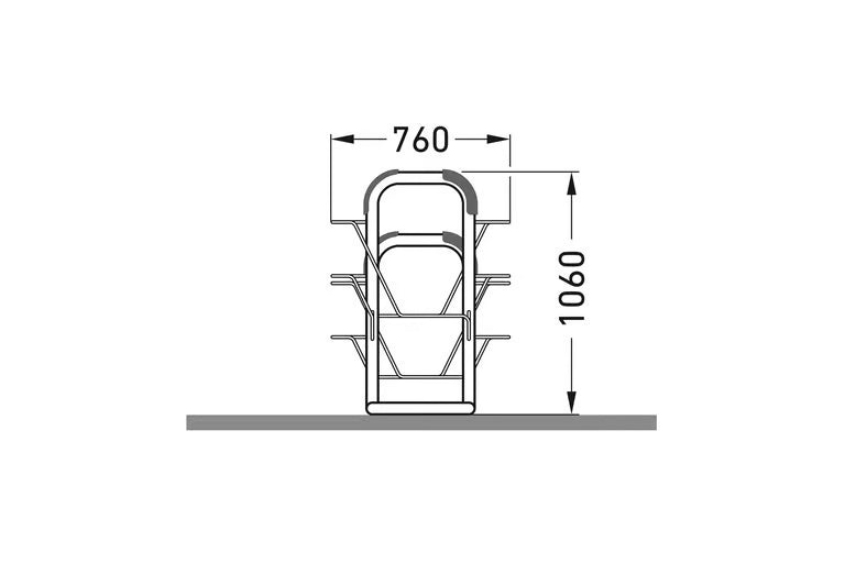 Bicycle Leaning System 6000 - with frame protection