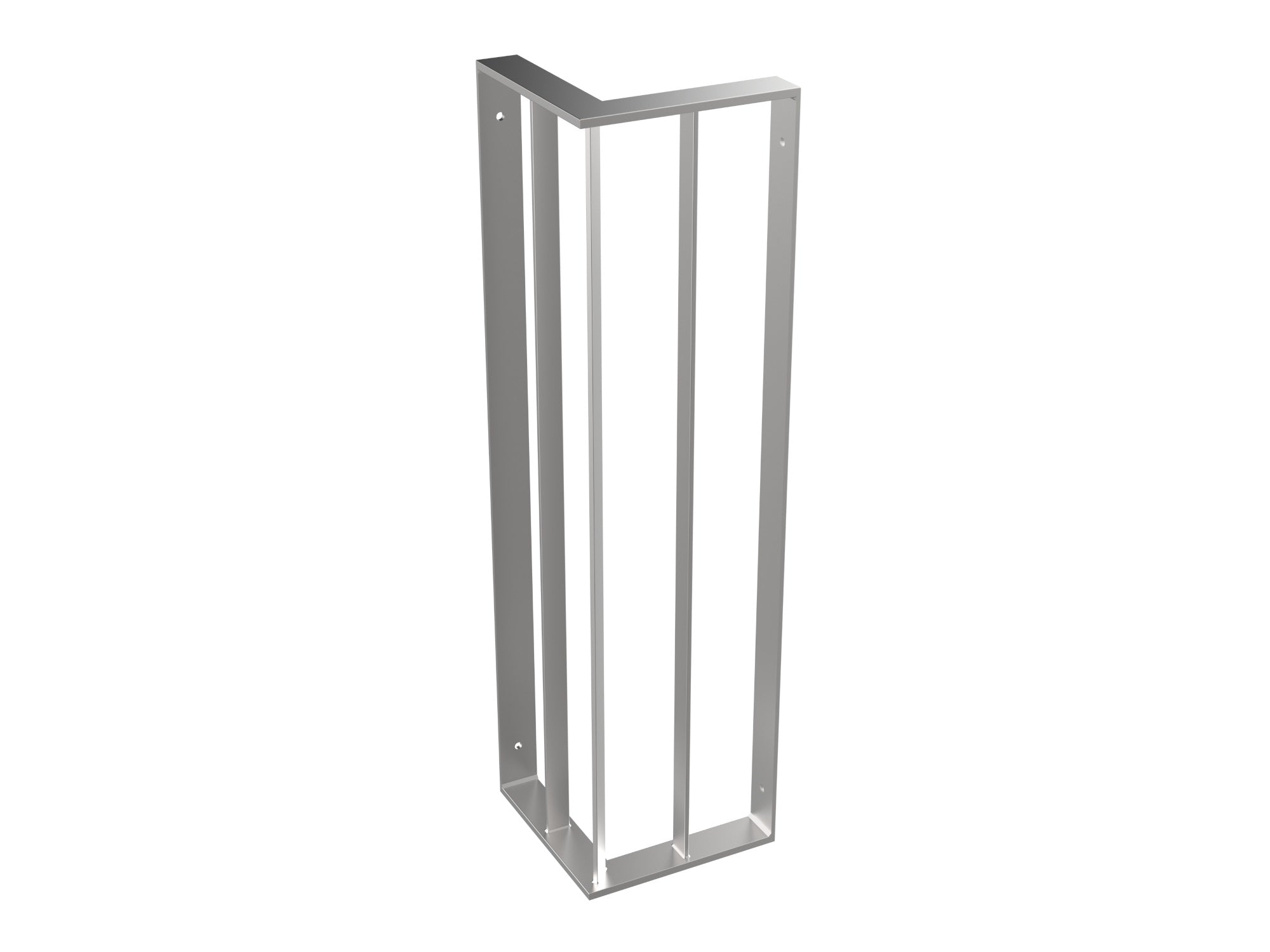 Eckteil für Gartenzaun, Geländer Metall - Simple - Edelstahl