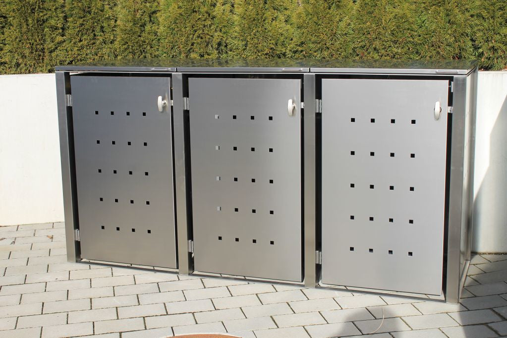 Mülltonnenbox Edelstahl universal 240L 120L er3 Box