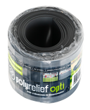 Sichtschutzstreifen polyrelief opti 10er-Set anthrazitgrau, gerollt