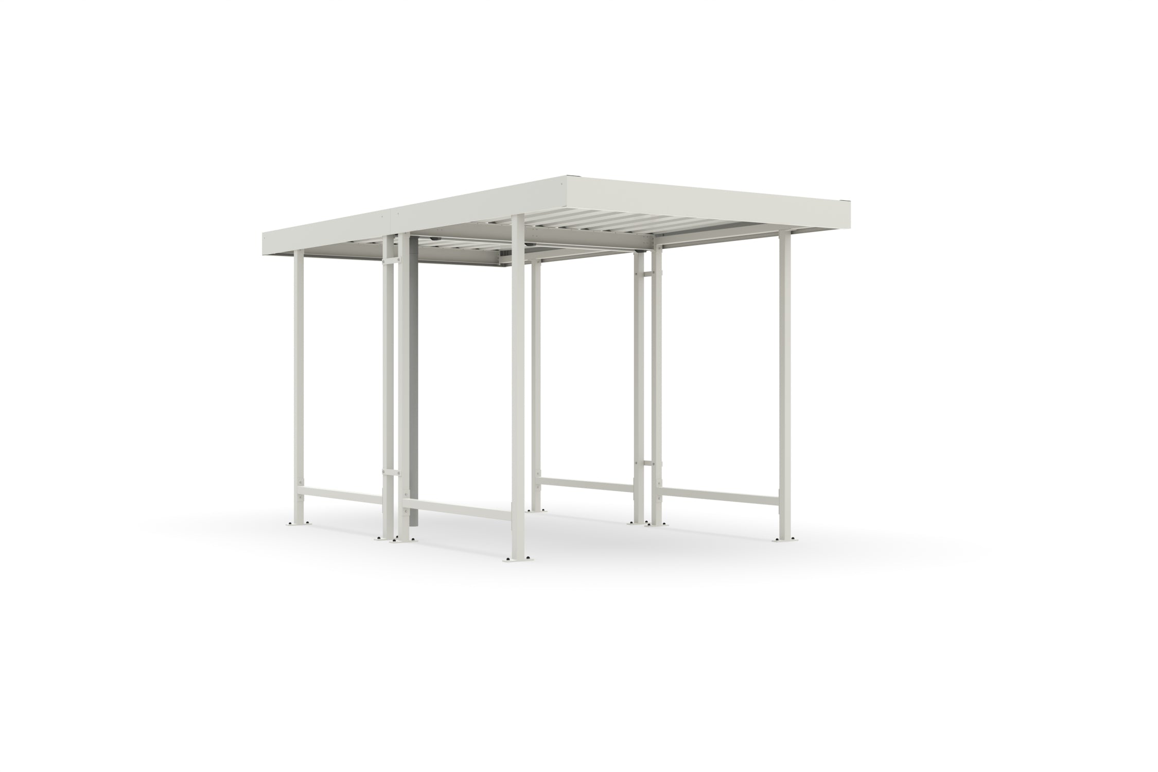 Überdachung Leipzig L40 RAL 9002