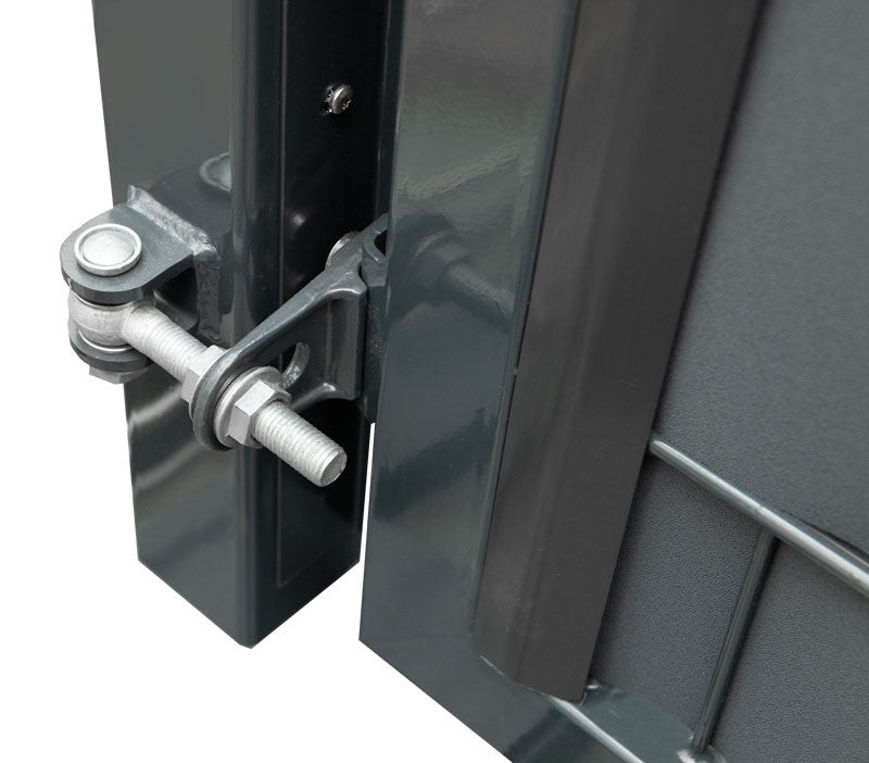 Detail Torband und Klemmleiste am Gartentor VARIO secret