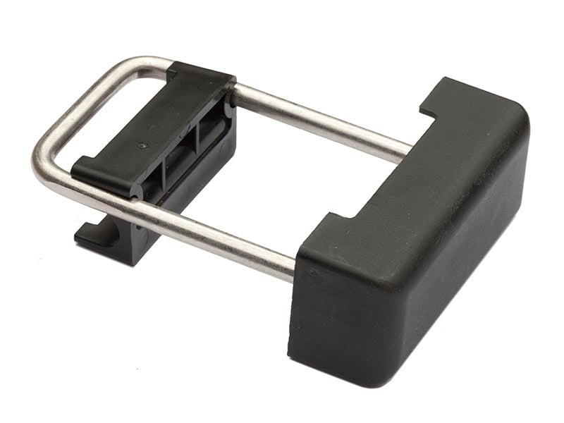 U-Bügel-Komplettset 60/40 in Schwarz mit Edelstahl-Bügel