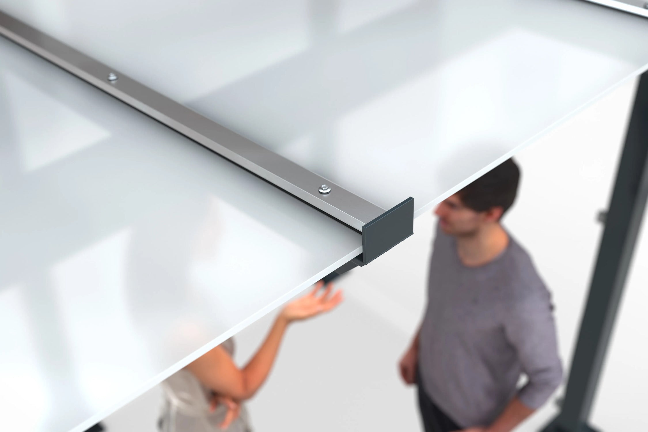 Raucherunterstand, Zweiradüberdachung, Personenunterstand Modell Passau P13