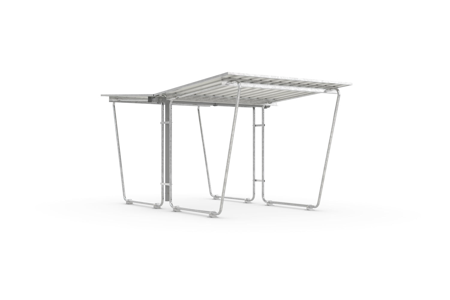 Raucherunterstand, Zweiradüberdachung, Personenunterstand Modell Siegen S26