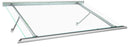 Modernes Aluminium Vordach mit Glas, minimalistisches Design für Eingangsbereich