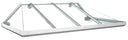 Vordach aus Aluminium mit Acrylglas, modern, stabile Wandbefestigung, transparent