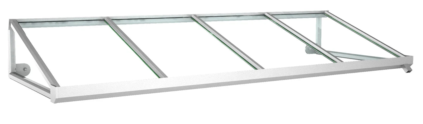 Vordach Topas Acrylglas - vier Felder