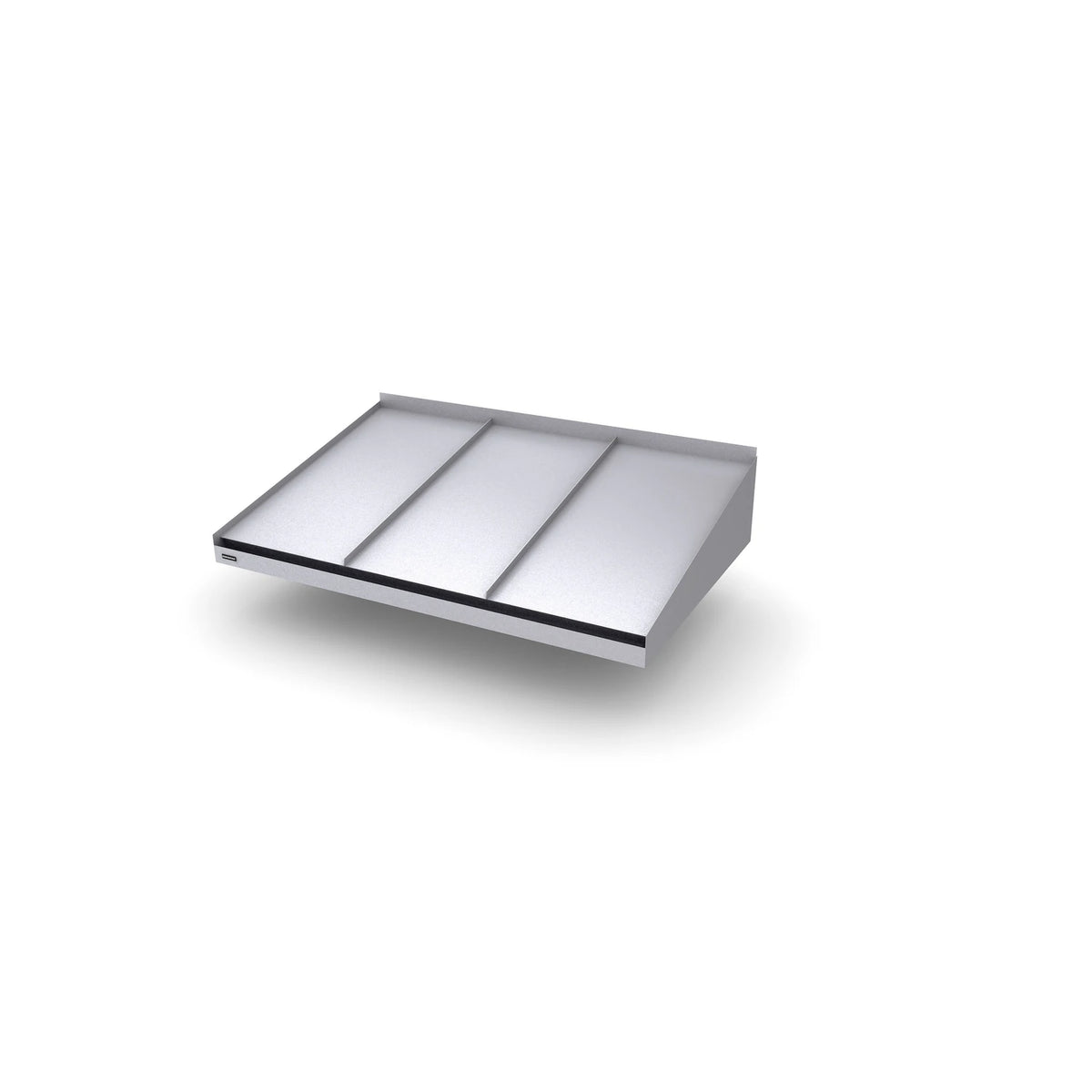Vordach Straubing 1500 × 1155 mm, Aluminiumdach Grau RAL 7038