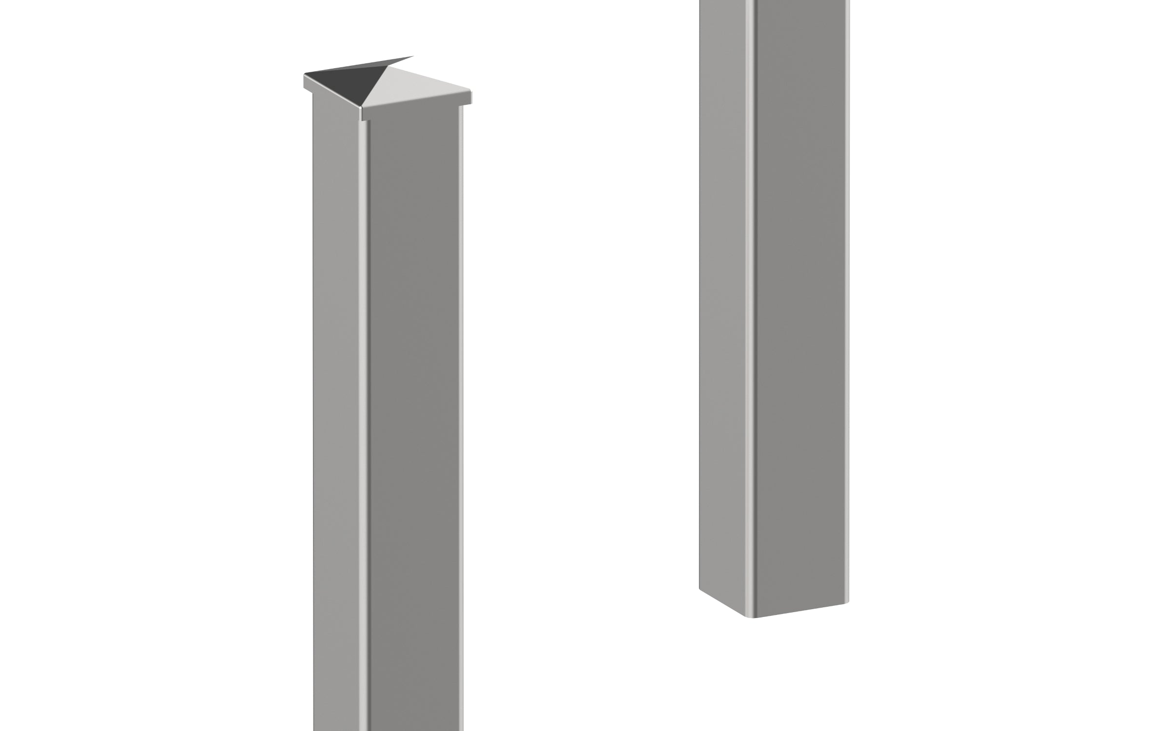 Zaunpfosten Geländerpfosten Edelstahl Basic