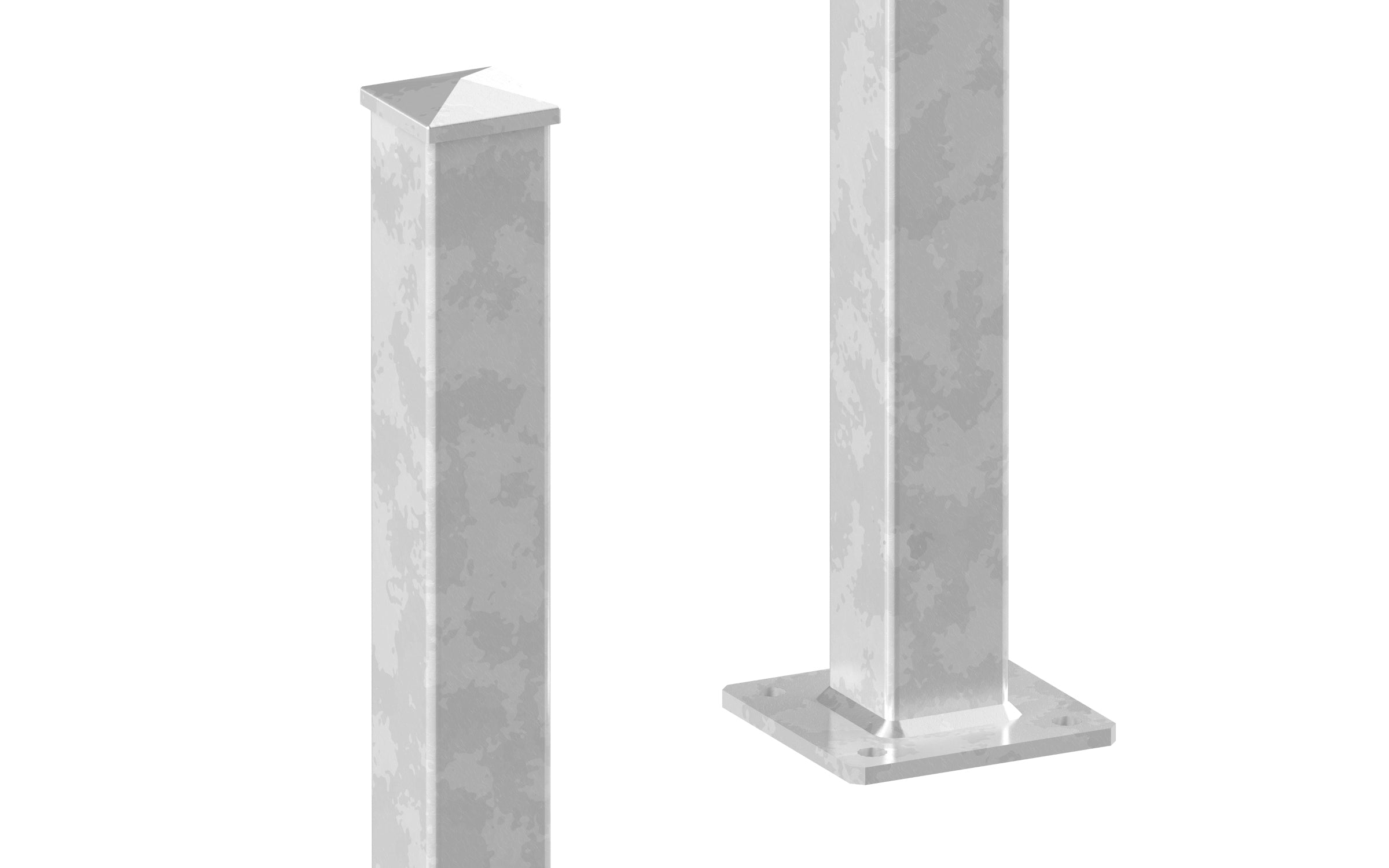 Zaunpfosten Geländerpfosten verzinkt Basic