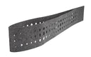 Zierstreifen fleecestripe mit gelasertem Muster Oval in Graphitgrau