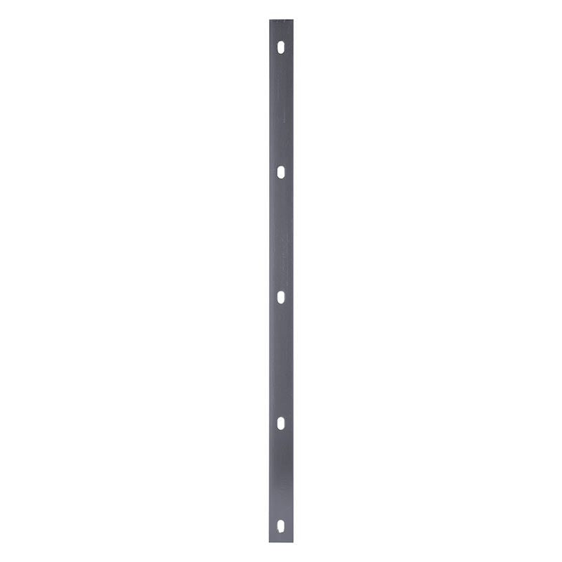 Abdeckleiste Typ A in Anthrazitgrau RAL 7016 für Zaunhöhe 1230 mm